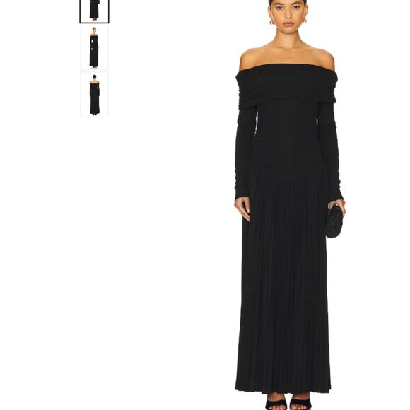 NWT Lioness Field Of Dreams Maxi Dress in Onyx Size Large - Picture 1 of 6